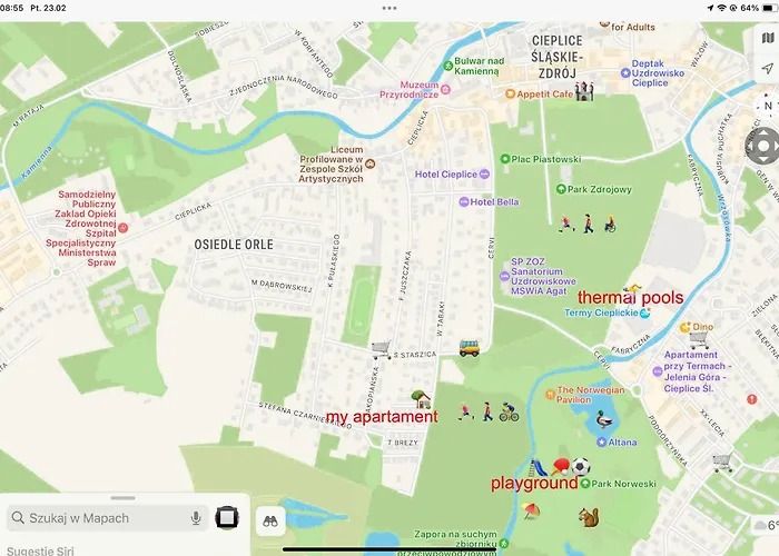 Apartmán Sweet Cieplice Mountain View By The Main Park And Thermal Pools